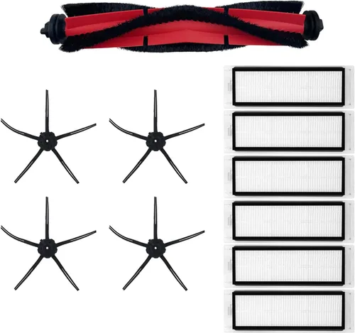 Miniatura 13 de Kit de accesorios compatible con Roborock Q5 Robot Aspirador Piezas de Repuesto 1 Cepillo Principal 4 Cepillo Lateral 2 Bolsa de Polvo Bolsa