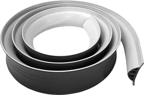 Taylor Made Products Borde de muelle moldeado doble de grado comercial Gard lateral blanco, bobina de 10 pies - Protector de muelle con secciones de
