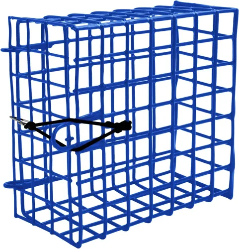 Miniatura 9 de Jaulas de Señuelo para Cangrejos con Recubrimiento de Vinilo para Trampa de Cangrejos de Alta Resistencia, Caja de Jaula 6"x6"x3
