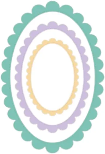 Miniatura 10 de Craftelier - Juego de troqueles esenciales para álbumes de recortes y creaciones de manualidades Forma de círculos - Tamaño de diámetro aproximado