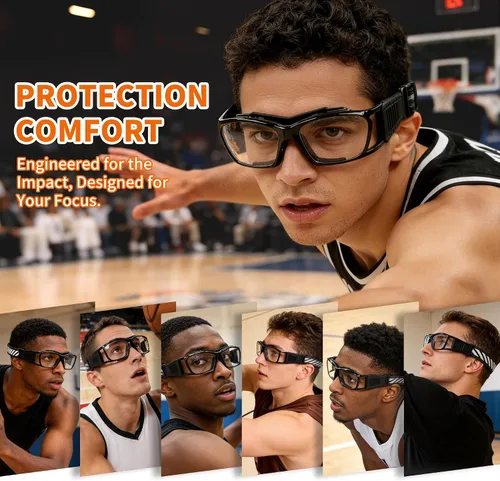 Miniatura 7 de SooGree Gafas protectoras deportivas para baloncesto para hombres y mujeres