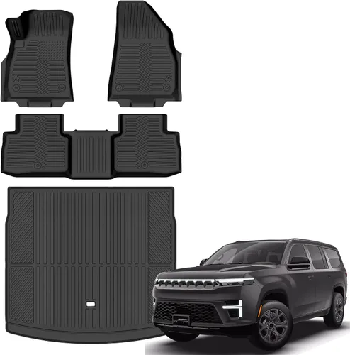 Miniatura 9 de Alfombrillas para todo tipo de clima aptas para Jeep Grand Cherokee (WL incluye 4xe, no WK2 o WL75) 2022-2025 2026 5 asientos solo forros de goma