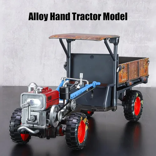Miniatura 3 de Modelo a escala de tractor – 10.8x4.1x2.8 in Escala de aleación de juguete de tractores para caminar, juguete de tractor con luces y música, juguete