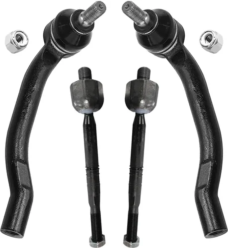 Miniatura 34 de Detroit Axle - 4 barras de acoplamiento delanteras para Kia Forte Koup 14-17, 14-18 Forte Forte5, 4 extremos de barra de acoplamiento exteriores e