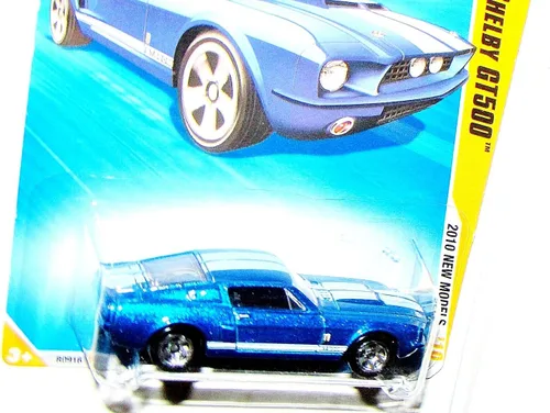 Miniatura 3 de Hot Wheels 2010-001 Nuevos Modelos #1 AZUL '67 Shelby GT500 Escala 1:64