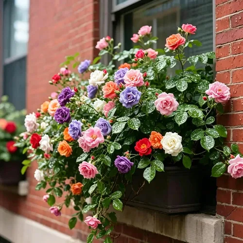 Miniatura 5 de 310 semillas de rosas para plantar, flores de vid rosa perennes fragantes para enrejado, valla y cenadores, escalador de jardín de larga floración