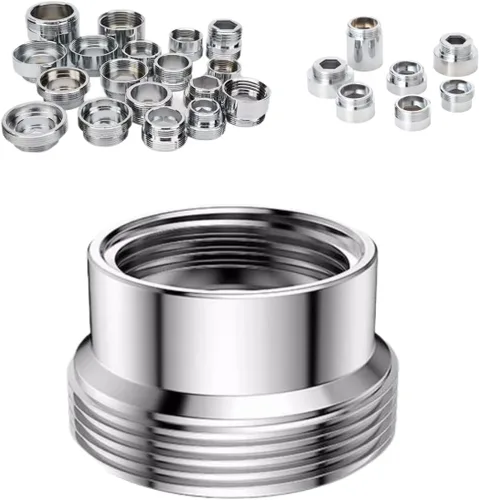 Miniatura 11 de Adaptador de grifo, accesorio de manguera de fregadero para grifo, grifo de extensión adecuado para conectar fregadero, cocina, baño, grifo