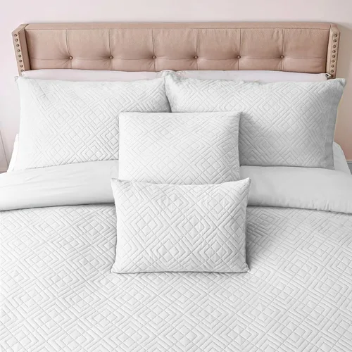 Miniatura 17 de Clara Clark Quilts Tamaño Twin - Juego de Cubrecama Colcha para Todas las Estaciones, Tejido Pinsonic Juego de Ropa de Cama Ligera - Juego