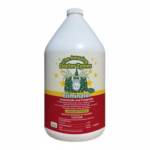Concentrado eliminador – Insecticida enzimático orgánico y acicida – Control seguro de plagas para jardines, cultivos, hogares y mascotas – Spray