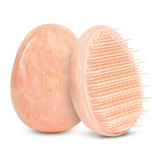 Miniatura 8 de Cepillo de viaje – Mini desenredante de pelo para mujeres, adolescentes y niños – masajeador sensorial del cuero cabelludo – Pequeño peine portátil