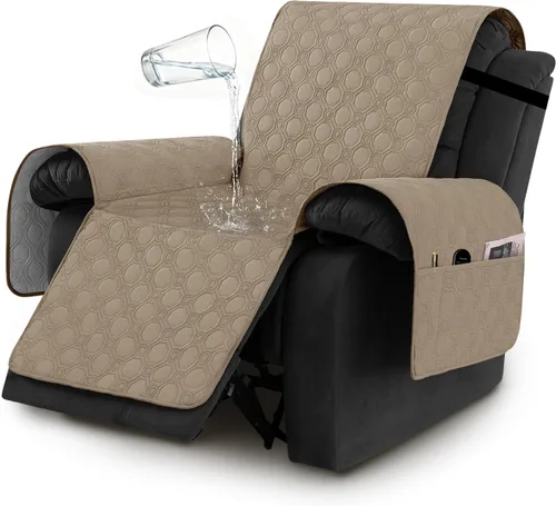 Miniatura 17 de H.VERSAILTEX Funda 100% Impermeable para Silla Gruesa y Duradera Fundas para Sofá para Perros Protector de Sofá Triple Antideslizante Fundas