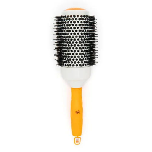 GK HAIR Global Keratin Cepillo térmico extra redondo profesional 2.087 in barril recubierto de cerámica anti estático control de encrespamiento