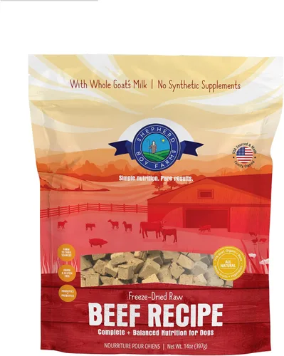 Miniatura 15 de Shepherd Boy Farms Alimento crudo liofilizado para perros, receta de cocodrilo, totalmente natural, sin sintéticos, fabricado en Estados Unidos