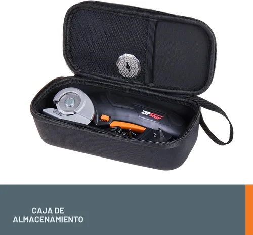 Miniatura 3 de Worx Zipsnip - Tijeras eléctricas inalámbricas, cortador de caja de cartón recargable, tijeras de tela potentes de 4 V con 2 cuchillas de seguridad