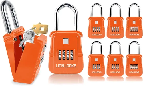 Miniatura 8 de Lion Locks Caja de Seguridad para Llaves 1500 con Código, Caja de Seguridad para Llaves al Aire Libre, Caja de Seguridad de Agente Inmobiliario