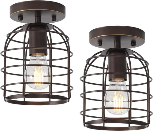 Miniatura 6 de Create For Life® Lámpara de Techo Empotrada de Cristal de Decoración Moderna de Estilo Mini Araña de Cristal Lámpara de Techo para Pasillo, Bar
