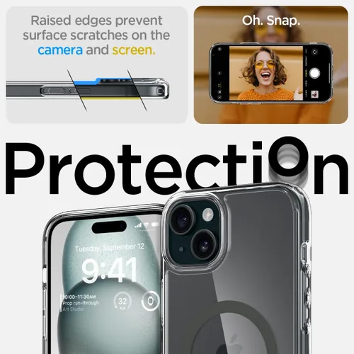 Miniatura 121 de Spigen Funda para iPhone 13 Mini, ultra híbrida MagFit [antiamarilleo] [compatible con Magsafe] - Transparente