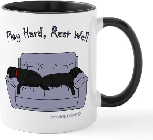 Miniatura 17 de CafePress Black Lab Mug Taza de café de cerámica de 11 oz (11.0 fl oz)