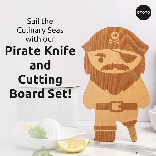 Miniatura 3 de OTOTO Tablas de Cortar de Madera y Plástico Tablas de Cortar para Cocina, Utensilios de Cocina Divertidos y Espeluznantes, Regalos de Inauguración