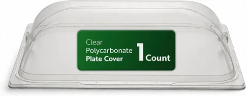 Miniatura 10 de Restaurantware Cater Tek - Cubierta de placa de policarbonato de 8.5 pulgadas, 1 cubierta de plato inastillable, lavable en lavavajillas para platos