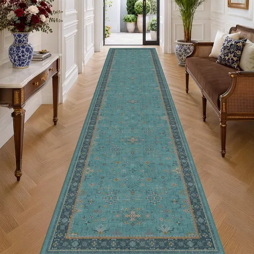 Miniatura 48 de Alfombra Boho Negra para Sala de Estar - Alfombra de Área Lavable de 10x14 Pies, Alfombras de Comedor para Debajo de la Mesa, Alfombra Suave de Pelo
