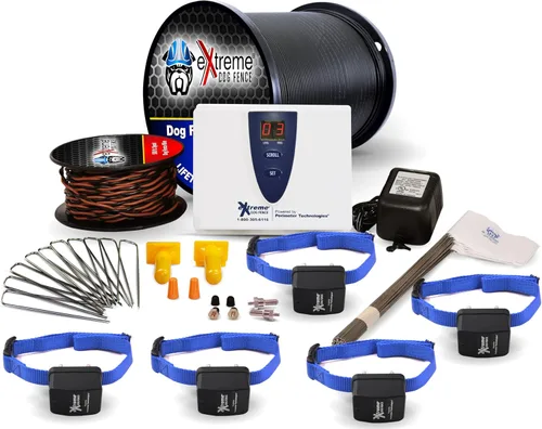 Miniatura 8 de Valla eléctrica para perros obstinados – 2 perros de 1000 pies de alambre resistente de grado profesional para valla de mascotas de 1/3 acre y 8