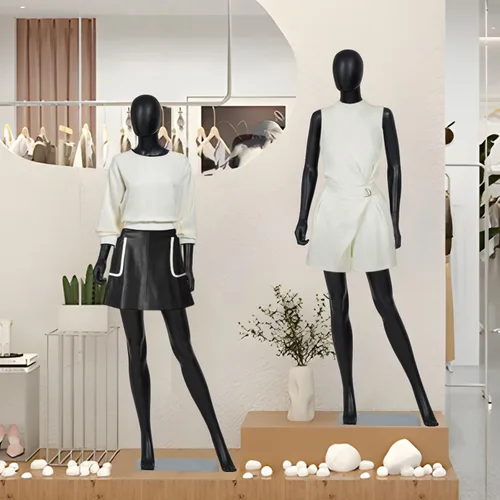 Miniatura 2 de kinbor Maniquí femenino de cuerpo completo – Cuerpo de maniquíes realistas de 70 pulgadas con brazos ajustables, piernas y cabeza giratoria