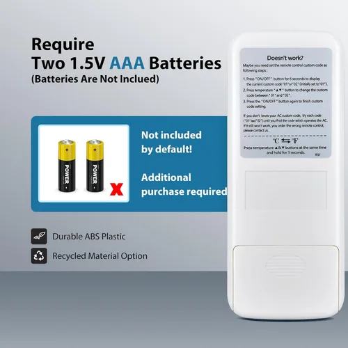 Miniatura 7 de Nuevo control remoto de repuesto R51M/E compatible con aire acondicionado Midea Serie R51/E R51/CE R51M/CE R51D/E R51M/BGE R51M/BGE R51M/BGE R51M/BGE