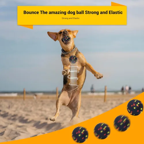 Miniatura 4 de Pelotas de Juguete para Perros para Masticadores Agresivos, Pelotas Flotantes Rebotadoras Indestructibles y Duraderas para que los Perros Busquen