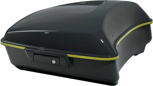 Miniatura 23 de Maletero de afeitar verde manzana/gris cañón de 5.5 pulgadas para modelos Harley Touring 2014-2023 Road King FLHR Road Glide FLTRX Street Glide FLHX