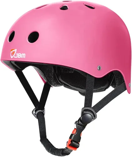 Miniatura 14 de Casco para Monopatín JBM - Casco Ligero, Ajustable y Ventilado para Patinete, Patines, Patinaje en Línea