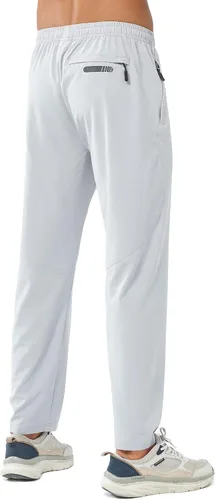 Miniatura 3 de NORTHYARD Pantalones deportivos para correr para hombre, pantalones de gimnasio ligeros, pantalones de correr con dobladillo abierto