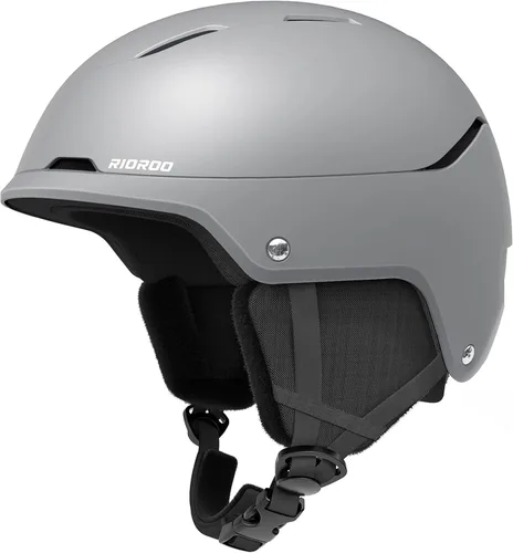 Miniatura 9 de Casco de esquí para mujeres y hombres, casco de snowboard certificado de seguridad con carcasa dura de ABS a prueba de golpes para adultos y jóvenes