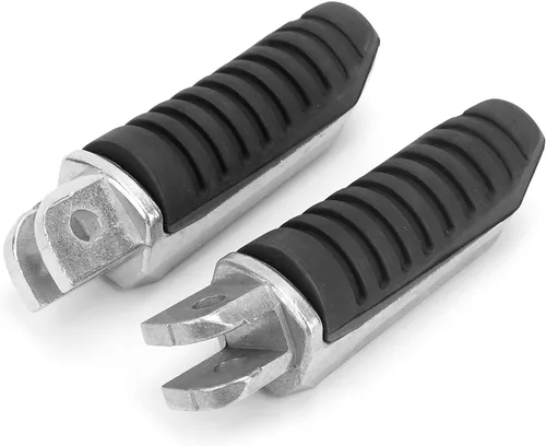 Miniatura 4 de Reposapiés delantero para motocicleta, 1 par de clavijas de pie pedales para Yamaha FJR1300 FZ1 FZ400 FZ6 FZ6R