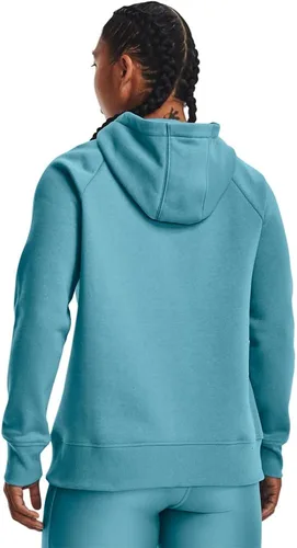 Miniatura 2 de Under Armour Rival - Sudadera con capucha para mujer, de vellón y con logotipo