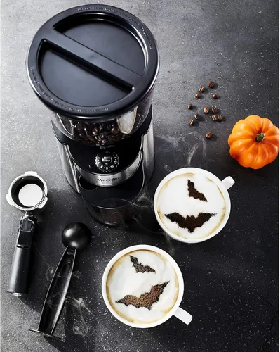 Miniatura 8 de Mr. Coffee Molinillo de piñones automático, Negro Plateado
