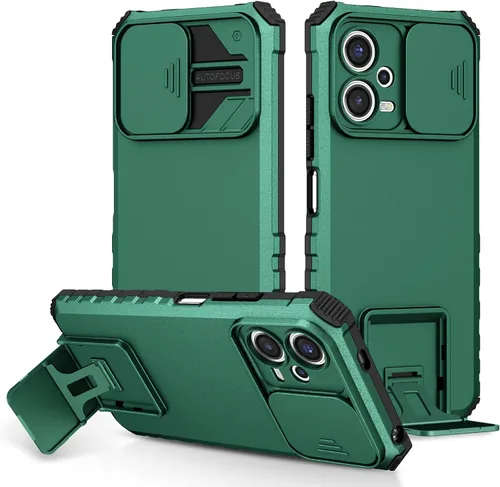 Miniatura 49 de Funda compatible con Xiaomi Redmi Note 12 Pro 4G Dimensional Soporte Ventana Deslizante Teléfono Móvil Funda Protectora a Prueba de Golpes Funda