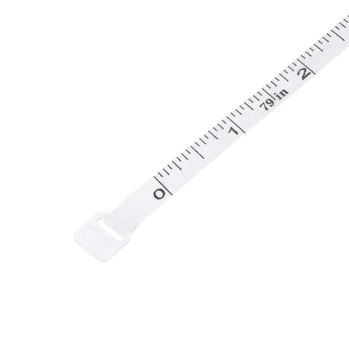 Miniatura 4 de HARFINGTON Cinta métrica retráctil redonda de 78 pulgadas, tamaño de bolsillo para cuerpo, tela, costura y manualidades, color blanco