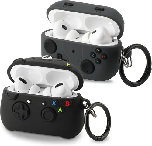 [Paquete de 2] Gedicht para Airpods Pro, bonita funda de personajes de dibujos animados de AirPods Pro, diseño único, divertido y divertido Kawaii