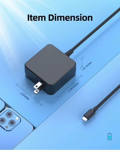 Miniatura 3 de Superer Cargador rápido apto para Asus Chromebook USB C, 45W