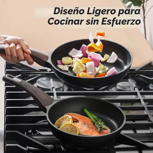 Miniatura 6 de SENSARTE Sartén antiadherente de 8 pulgadas para saltear y freír, sartén antiadherente para huevos, sartén para tortilla, cocina saludable, sin