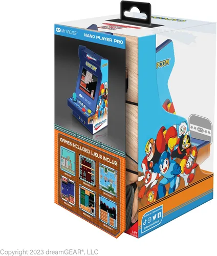 Miniatura 7 de My Arcade Mega Man Nano Player Pro: 4.8" Portable Mini Arcade with 6 Games, 2.4" Screen Color Display, Retro