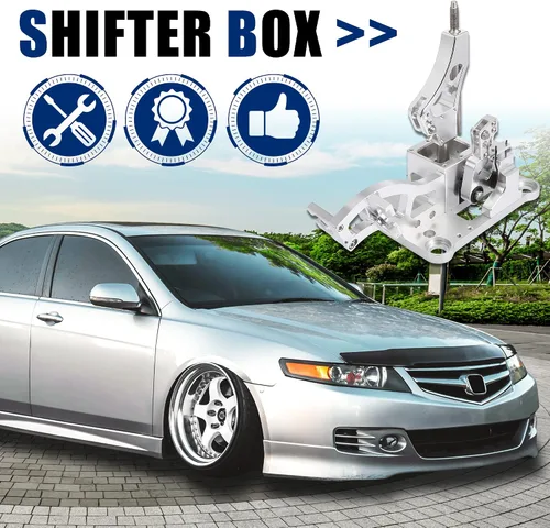 Miniatura 2 de X AUTOHAUX Caja de cambios de aluminio para Acura RSX Tipo S 2002-2006 para la serie K para Honda Civic 2001-2005 EM2 ES Coupe Sedan