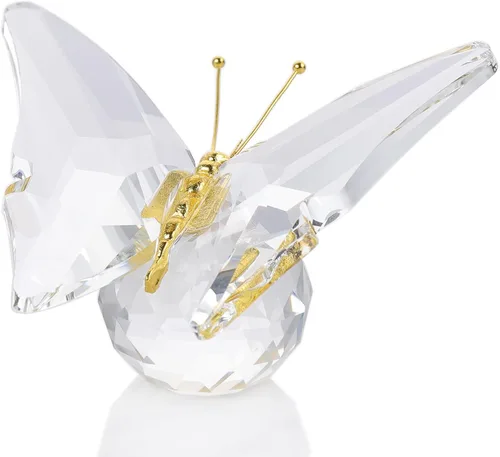 Miniatura 15 de Movdyka Mariposa de Cristal para Mamá Mujeres Mariposa de Metal Decoración de Habitación Colección Figurina Mariposa de Vidrio Azul Artesanía
