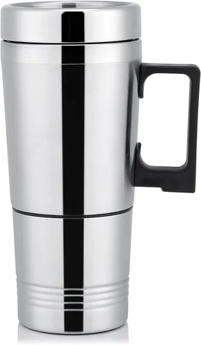 24V/12V Hervidor eléctrico de viaje 300mL Calentador de agua portátil de acero inoxidable para uso en el hogar del coche Camping