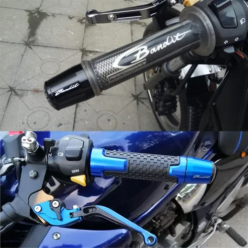 Miniatura 5 de Para Yamaha XT660X XT660 XT 660X 2004-2017 Manillar de motocicleta antideslizante extremo manillar empuñaduras de goma extremos de agarre 7/8