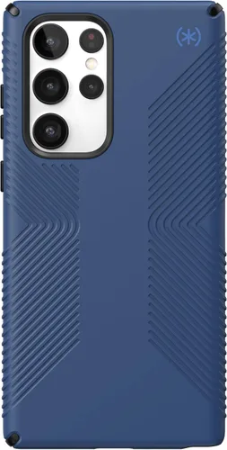Miniatura 2 de Speck Funda negra para Samsung Galaxy S22 Ultra, protección contra caídas, agarre extra, resistente a los arañazos y absorción de golpes, funda