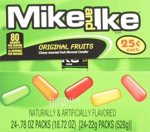 Miniatura 5 de Mike and Ike Original Fruits (1 caja de 24 paquetes individuales de 0.78 onzas)