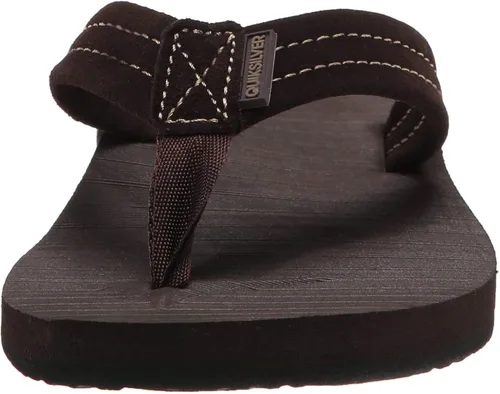 Miniatura 8 de Quiksilver Men's Carver Suede 3 Point Flip Flop Athletic Sandal
