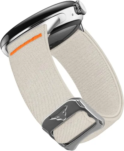Miniatura 7 de Banda elástica de nailon para Google Pixel Watch 4/3 45mm, correa de bucle suave y transpirable para Pixel Watch 4 45mm con hebilla de cabeza